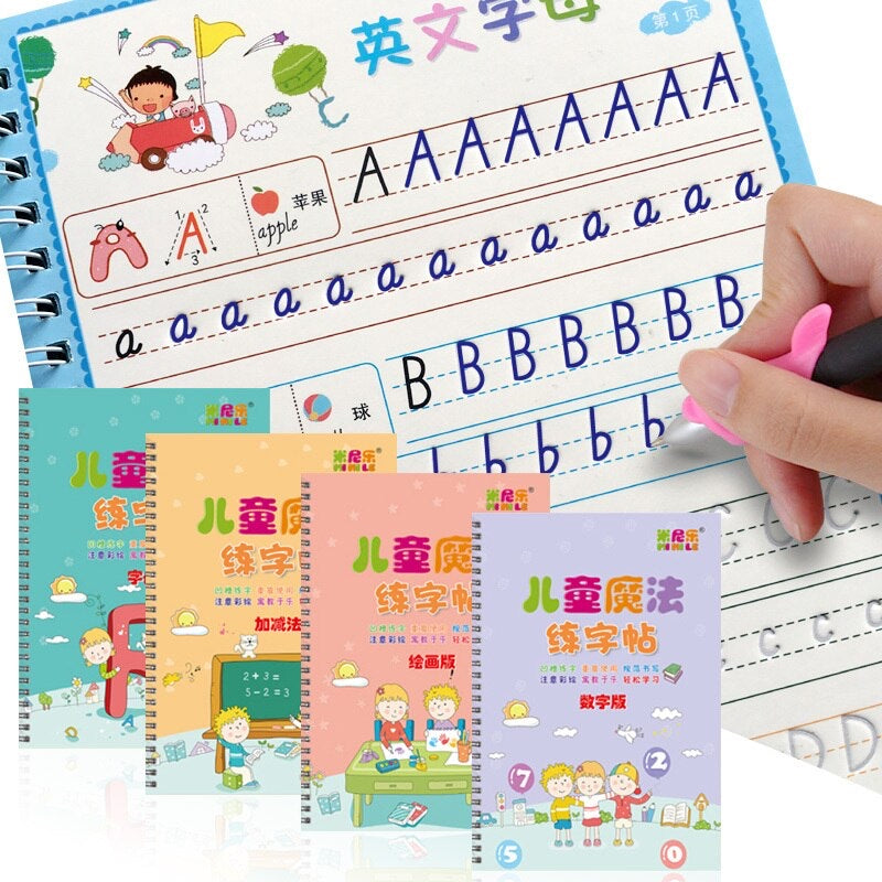 Cahiers d’écritures Montessori (Différentes langues)