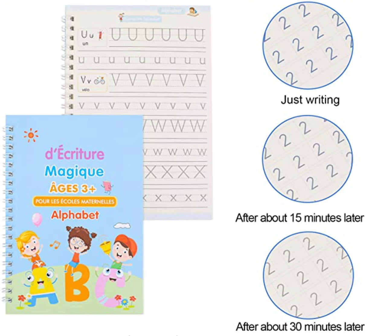 Cahiers d’écritures Montessori (Différentes langues)