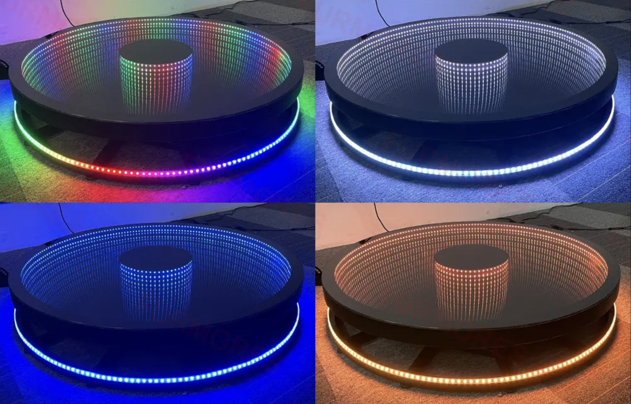 Vidéo Booth 360 - Verre trempé LED (100 cm)
